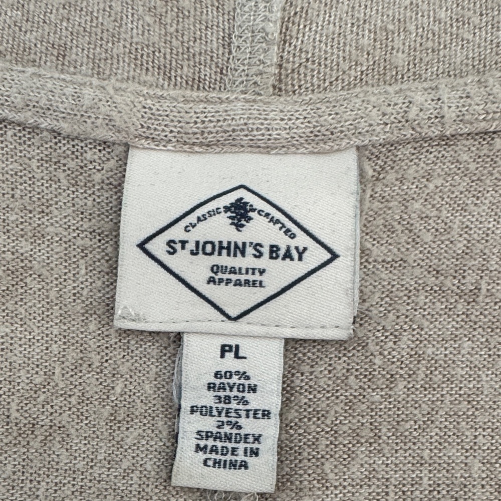 St. John's Bay Cream Women's Cardigan - Picture 2 of 3
